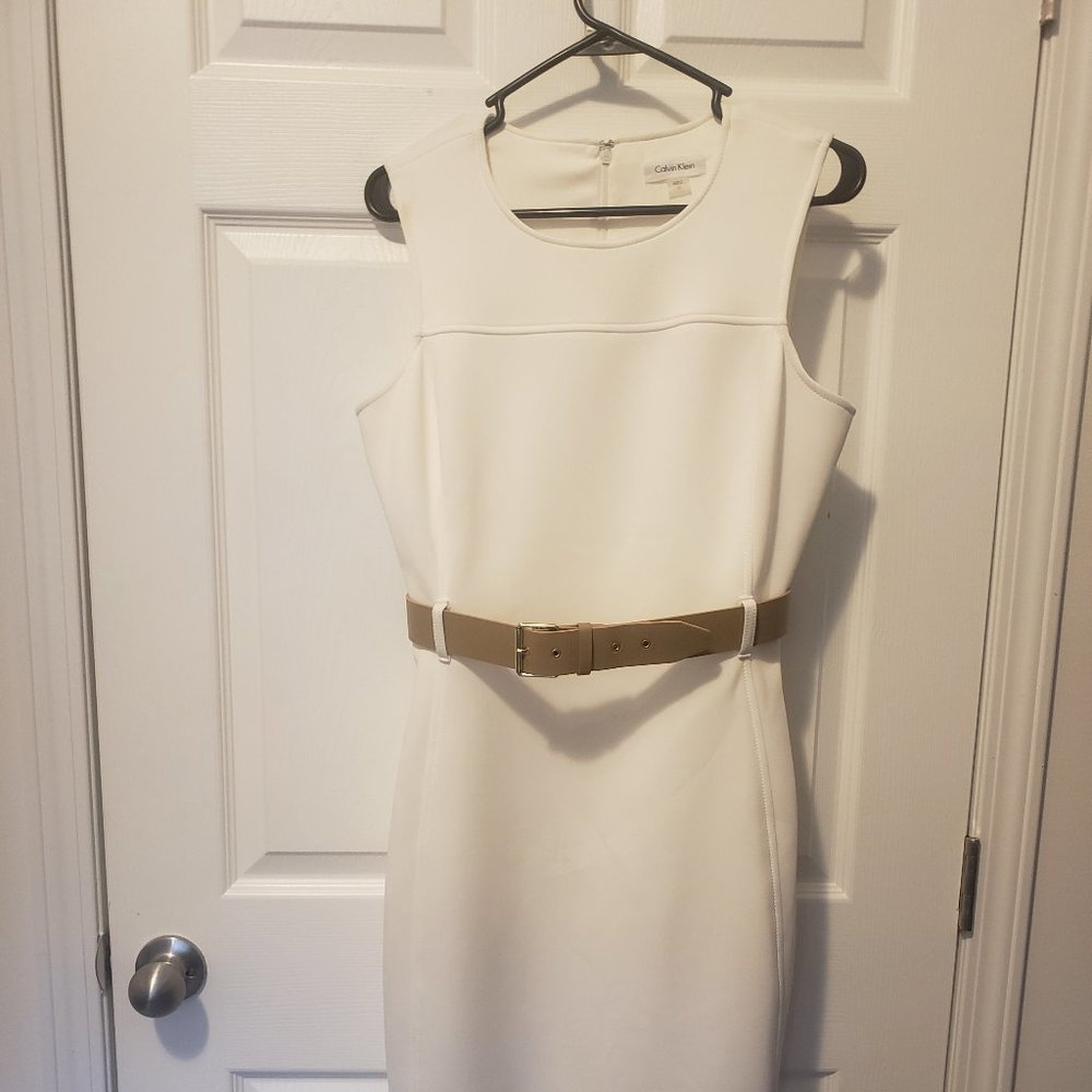 Calvin Klein White Dress